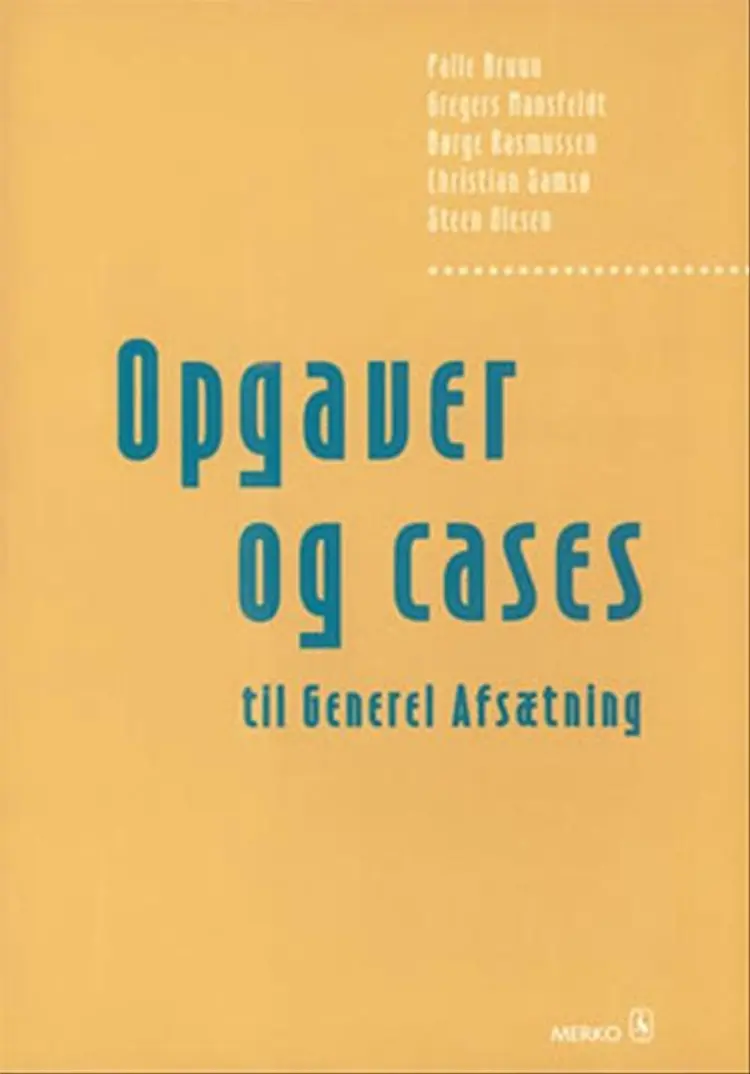 Generel Afsætning af Palle Bruun