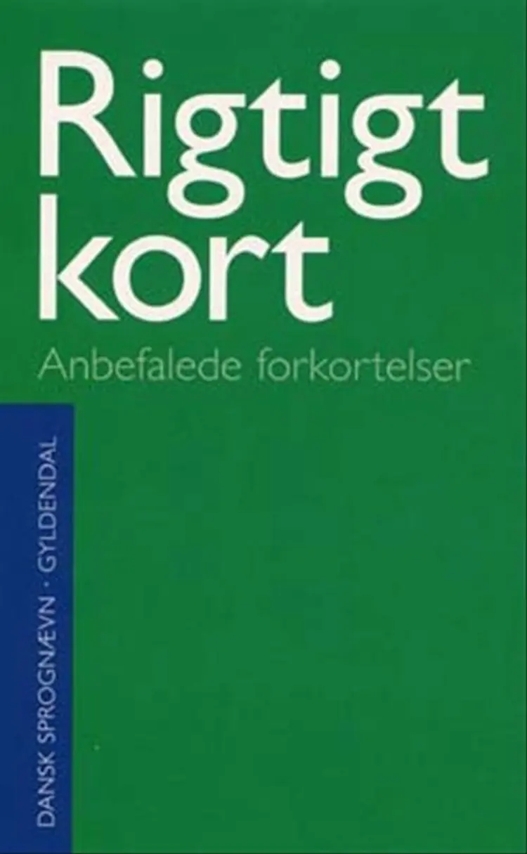 Rigtigt Kort af Jørgen Nørby Jensen - Dansk Sprognævn