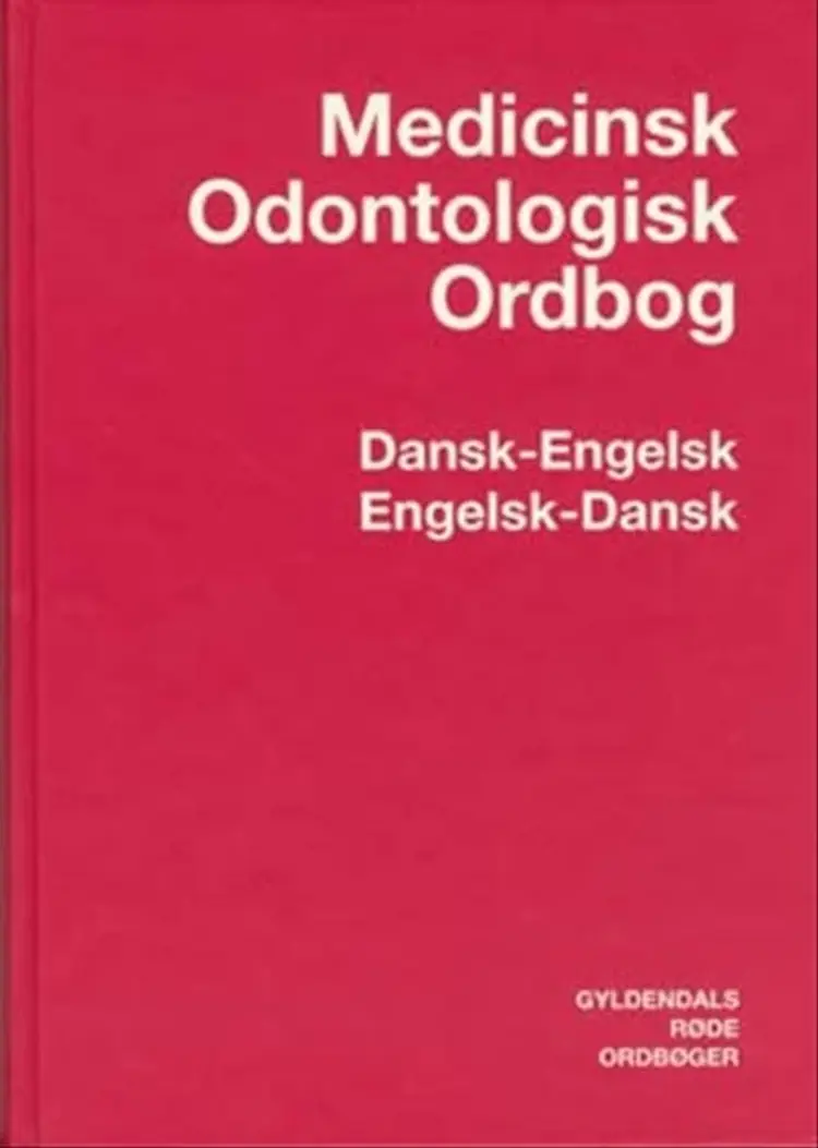 Medicinsk odontologisk ordbog af Morten Pilegaard