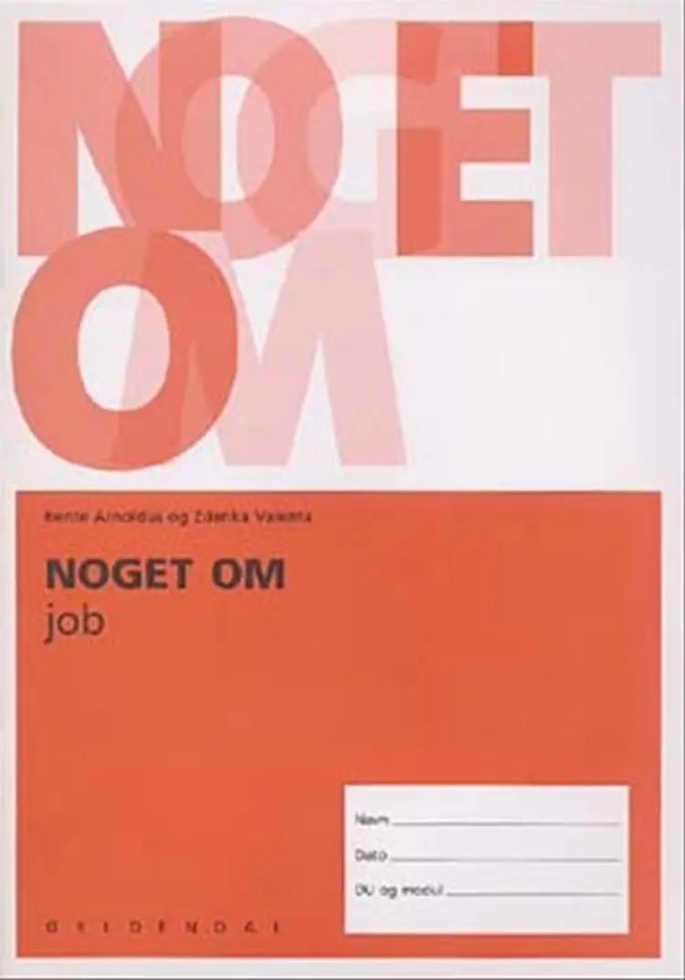 Noget om job af Bente Arnoldus