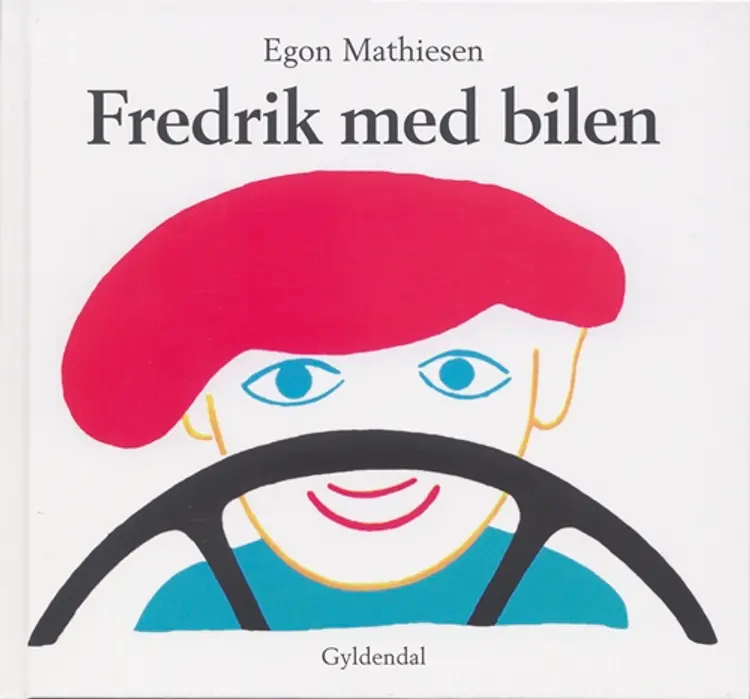 Fredrik med bilen af Egon Mathiesen