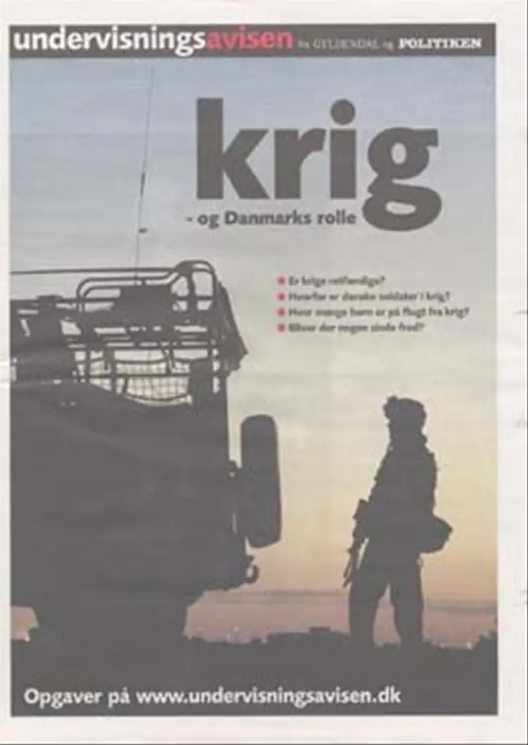 Krig - og Danmarks rolle af Lise Penter Madsen