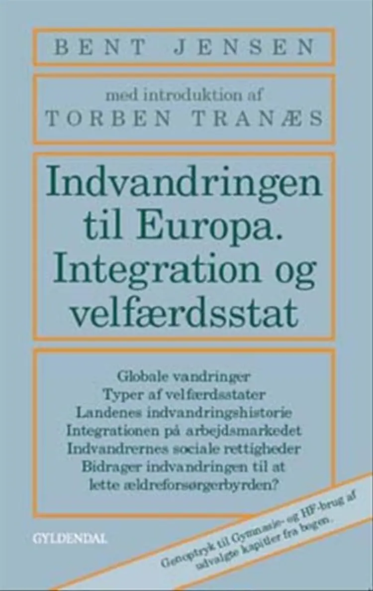 Indvandringen til Europa af Bent Jensen - Rockwool Fondens Forskningsenhed