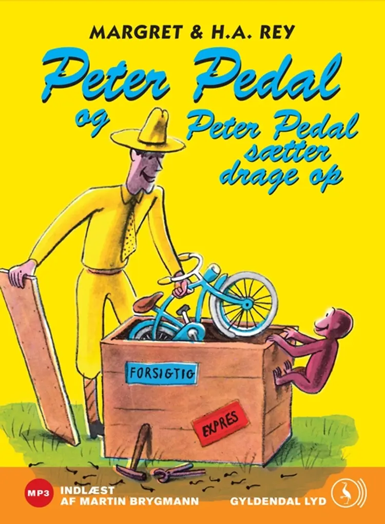 Peter Pedal og Peter Pedal sætter drage op af H.A. Rey