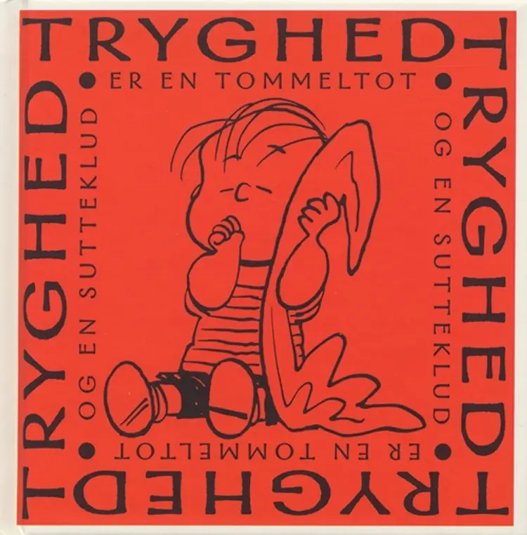 Tryghed er en tommeltot og en sutteklud af Charles M. Schulz