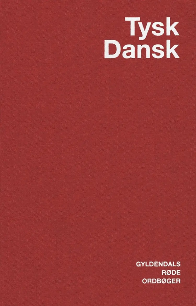 Tysk-dansk ordbog af Egon Bork