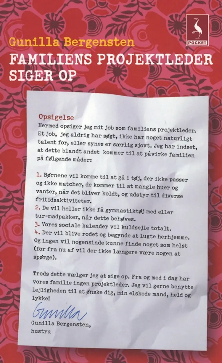 Familiens projektleder siger op af Gunilla Bergensten