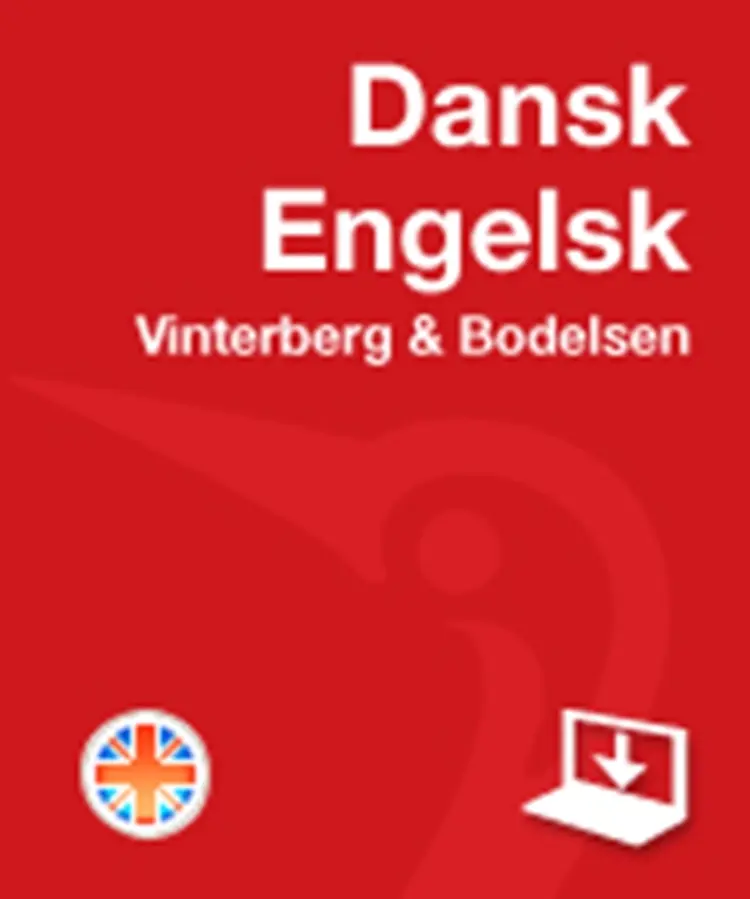 Dansk-Engelsk Ordbog - Vinterberg & Bodelsen af Viggo Hjørnager Pedersen