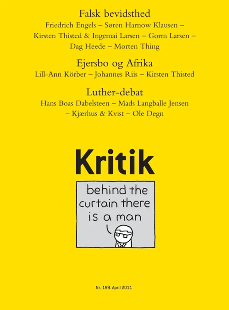Kritik, 44. årgang, nr. 199 af Frederik Stjernfelt