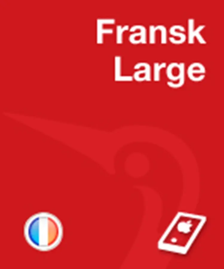 Gyldendals Fransk Ordbog - Large af Birgit Schlifer