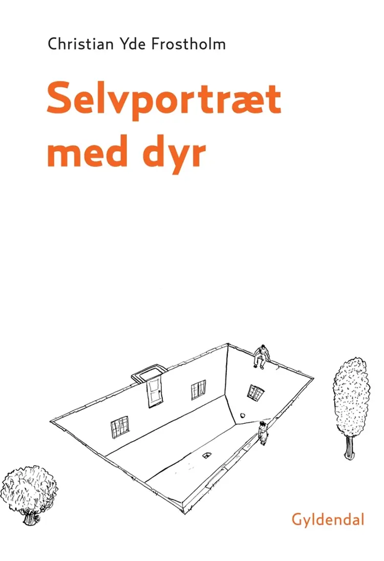 Selvportræt med dyr af Christian Yde Frostholm