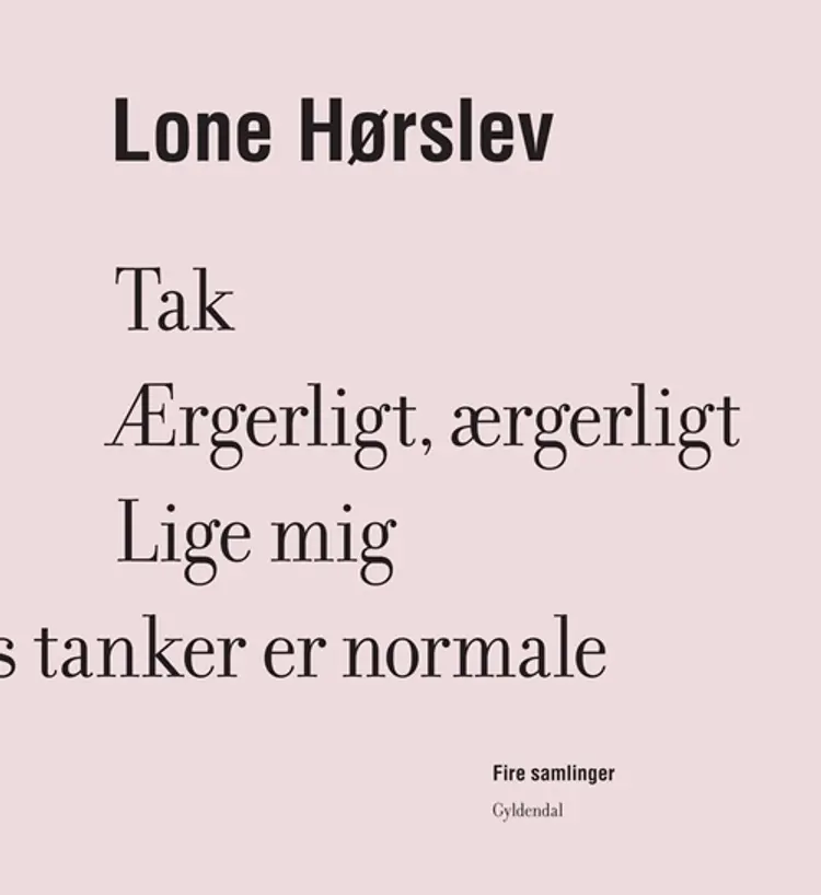 Fire samlinger af Lone Hørslev