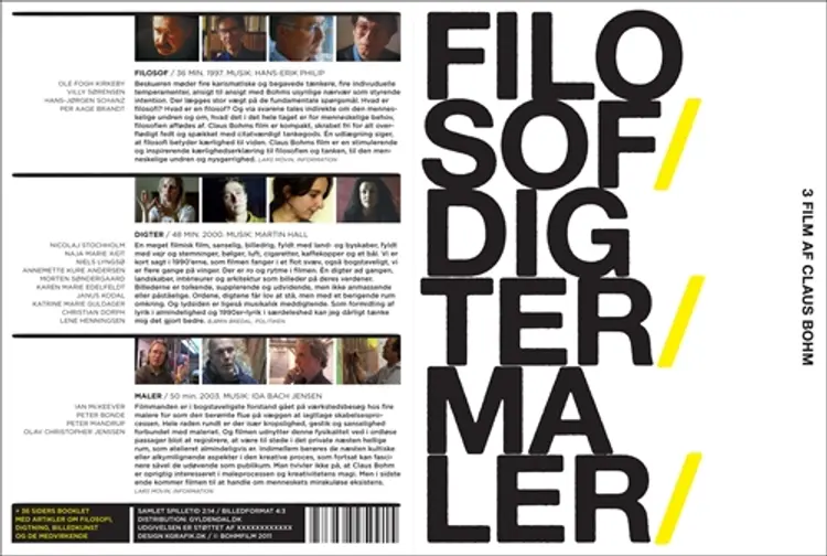 Filosof Digter af Claus Bohm