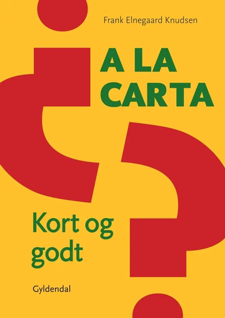 A la carta af Frank Knudsen