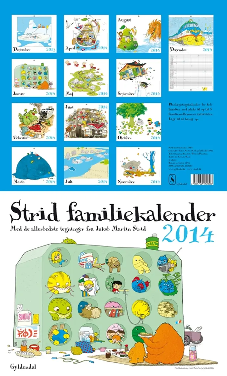Strid Familiekalender 2014 af Jakob Martin Strid