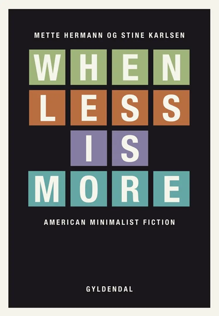 When less is more af Mette Hermann