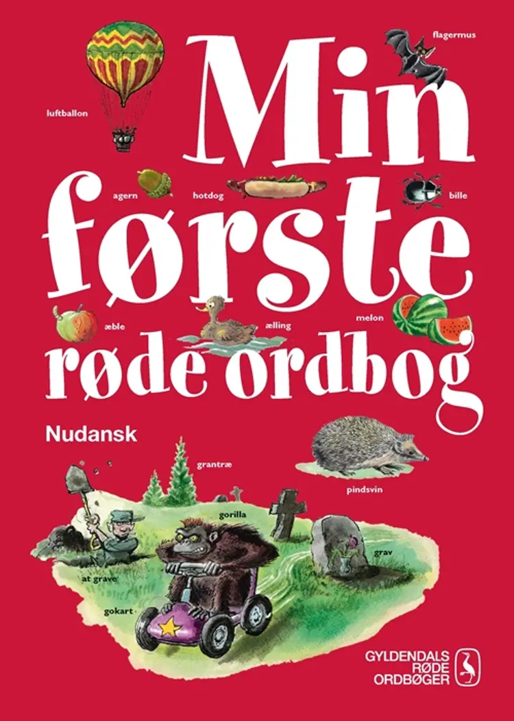 Min første røde ordbog - Nudansk af Kirsten Jakobsen