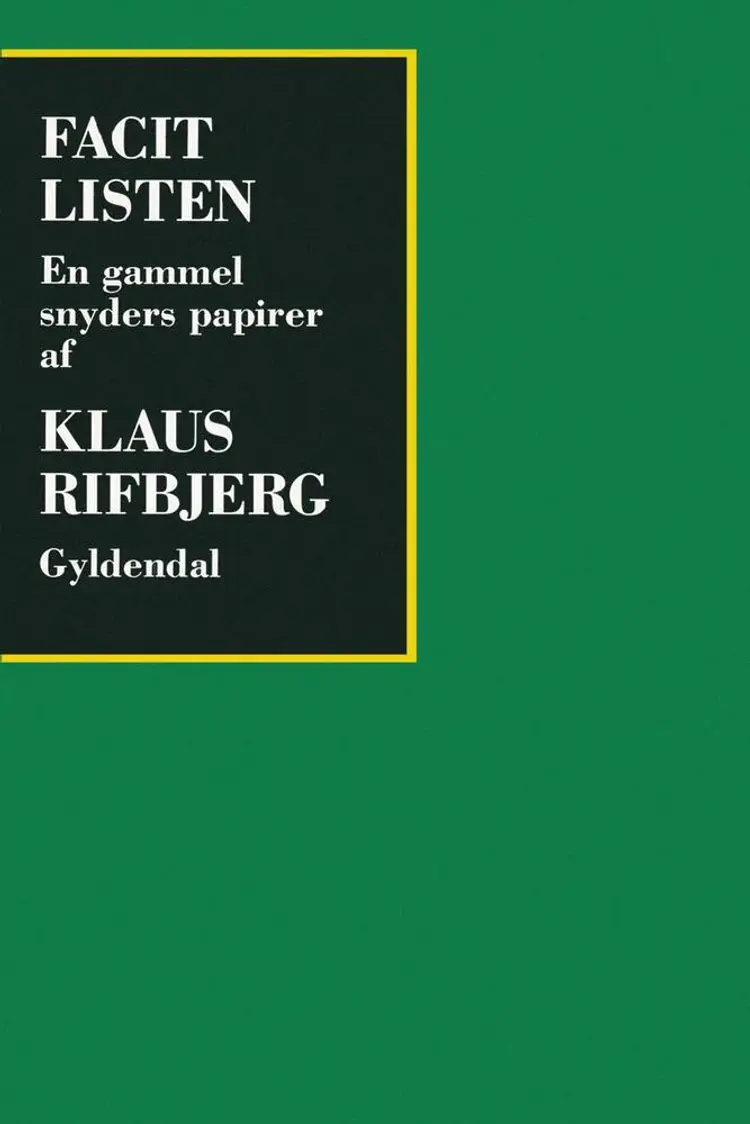 Facitlisten af Klaus Rifbjerg