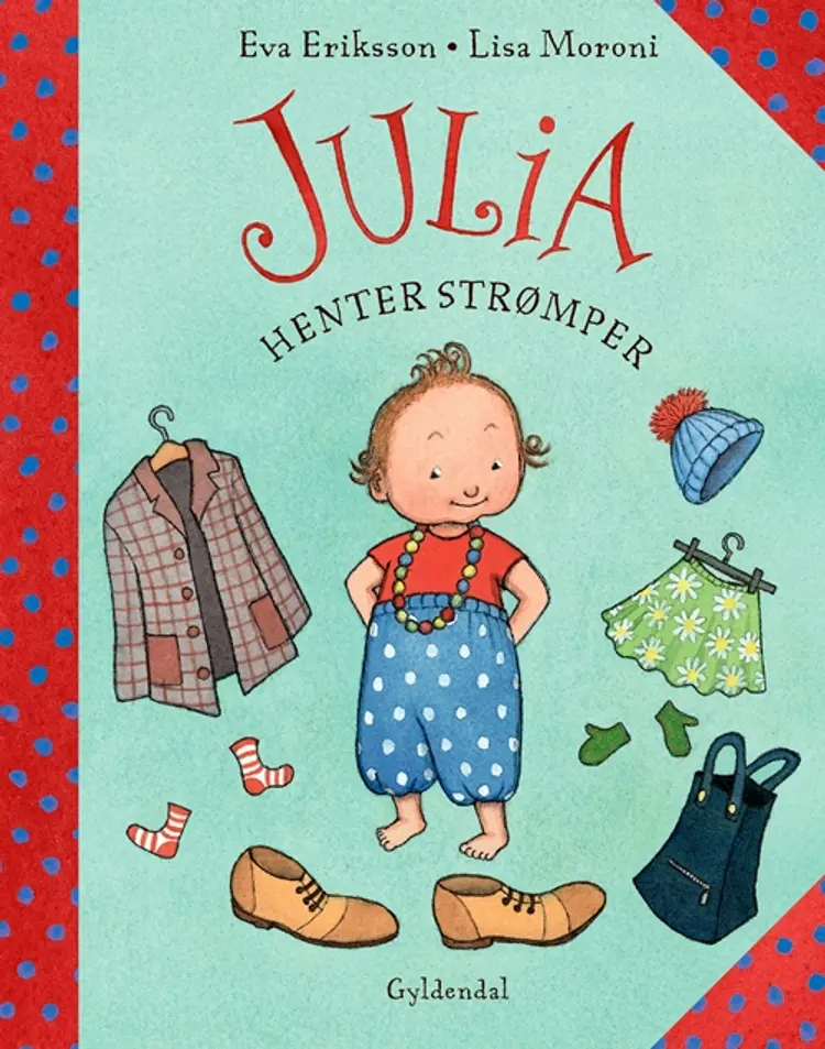 Julia henter strømper af Eva Eriksson