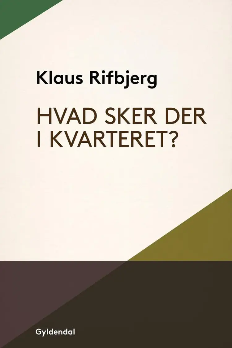 Hvad sker der i kvarteret? af Klaus Rifbjerg