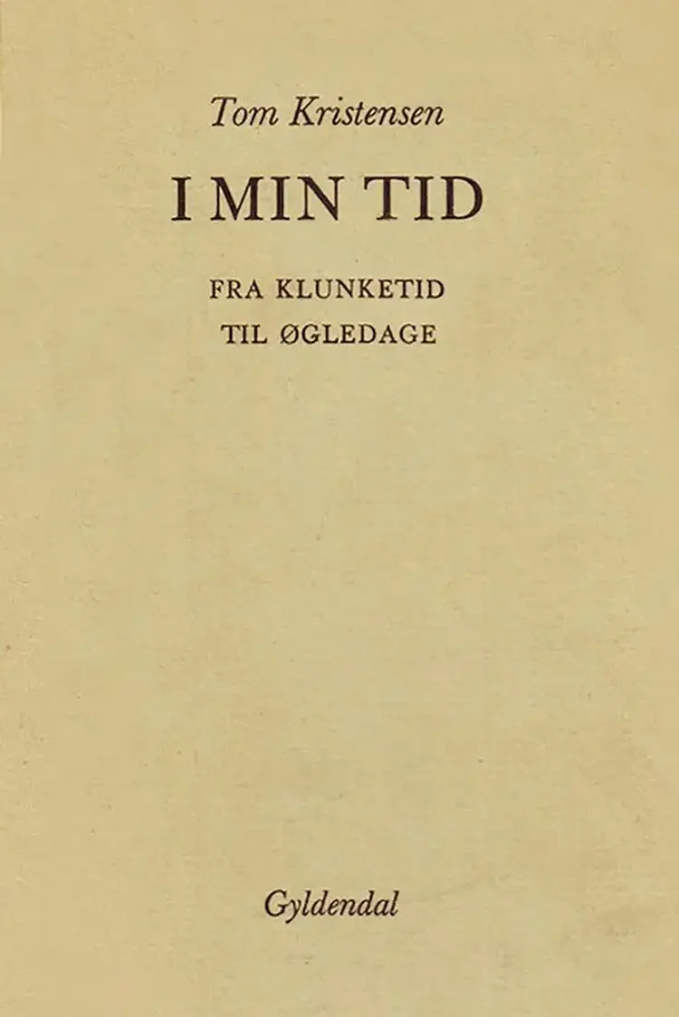 I min tid af Tom Kristensen