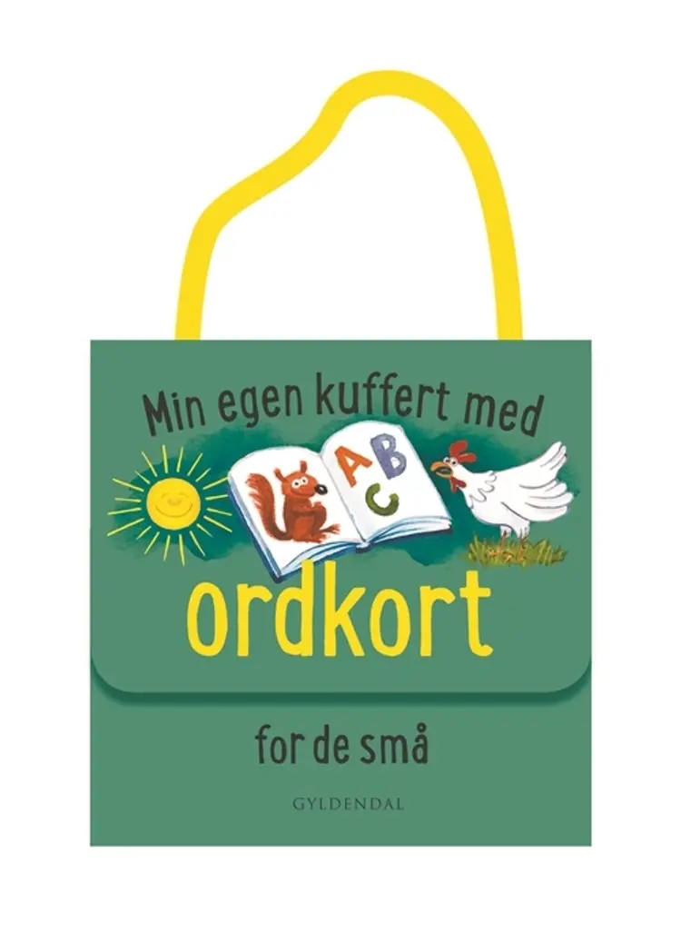 Min egen kuffert med ordkort for de små af Gyldendal