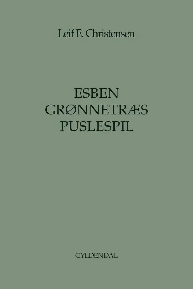 Esben Grønnetræs Puslespil af Leif E. Christensen