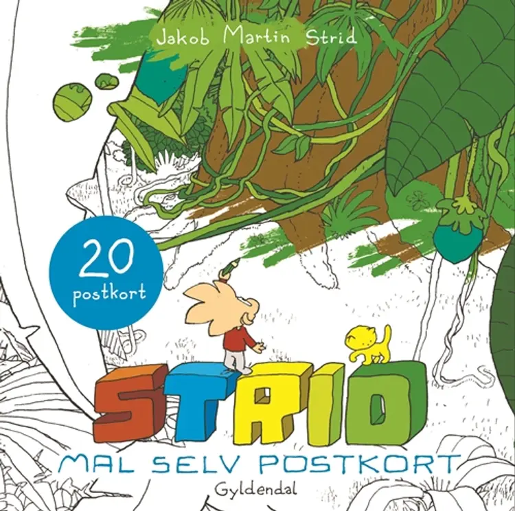 Strid Mal selv postkort af Jakob Martin Strid