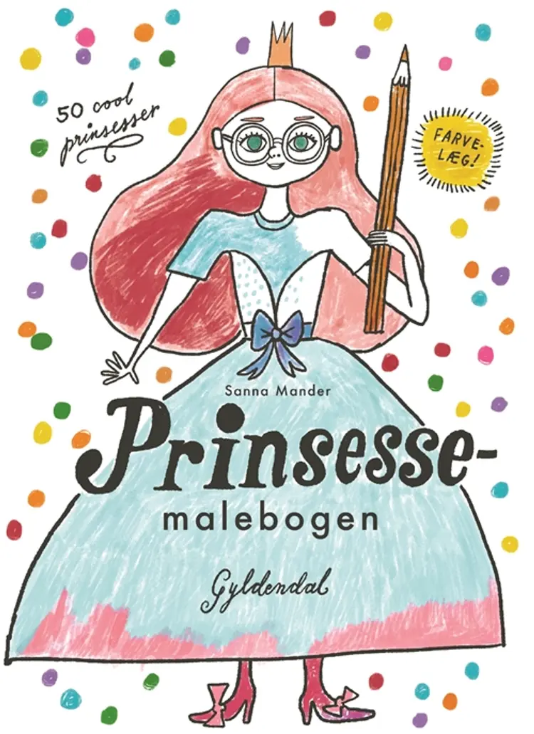 Prinsessemalebogen af Sanna Mander