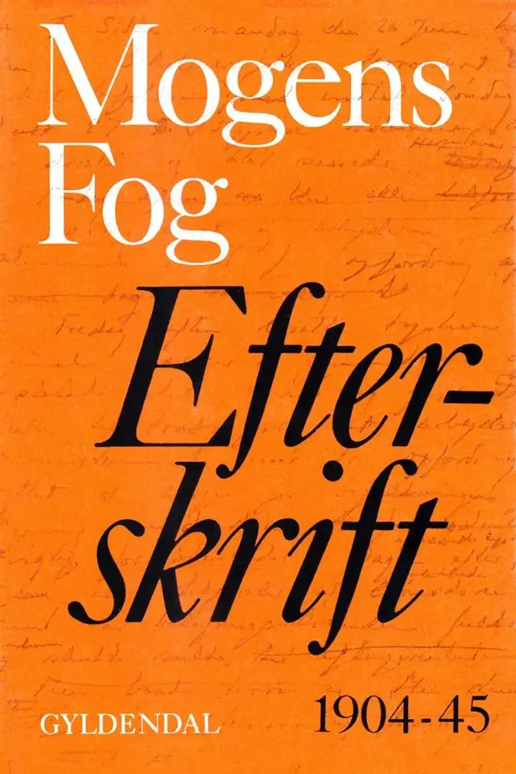 Efterskrift af Mogens Fog