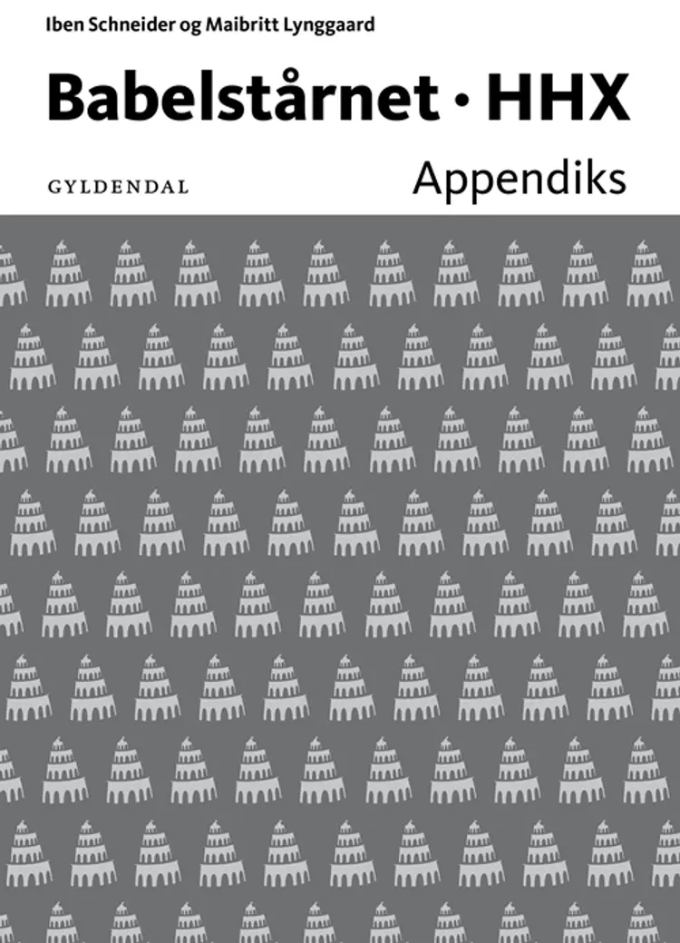 Babelstårnet HHX appendiks af Iben Schneider