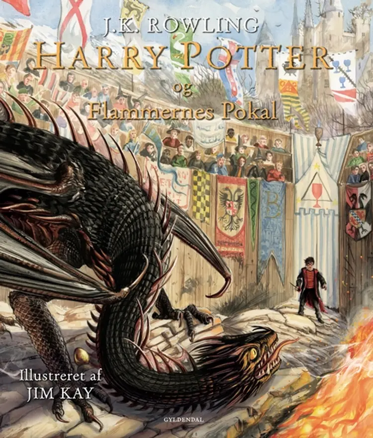 Harry Potter og Flammernes Pokal (illustreret) af J.K. Rowling
