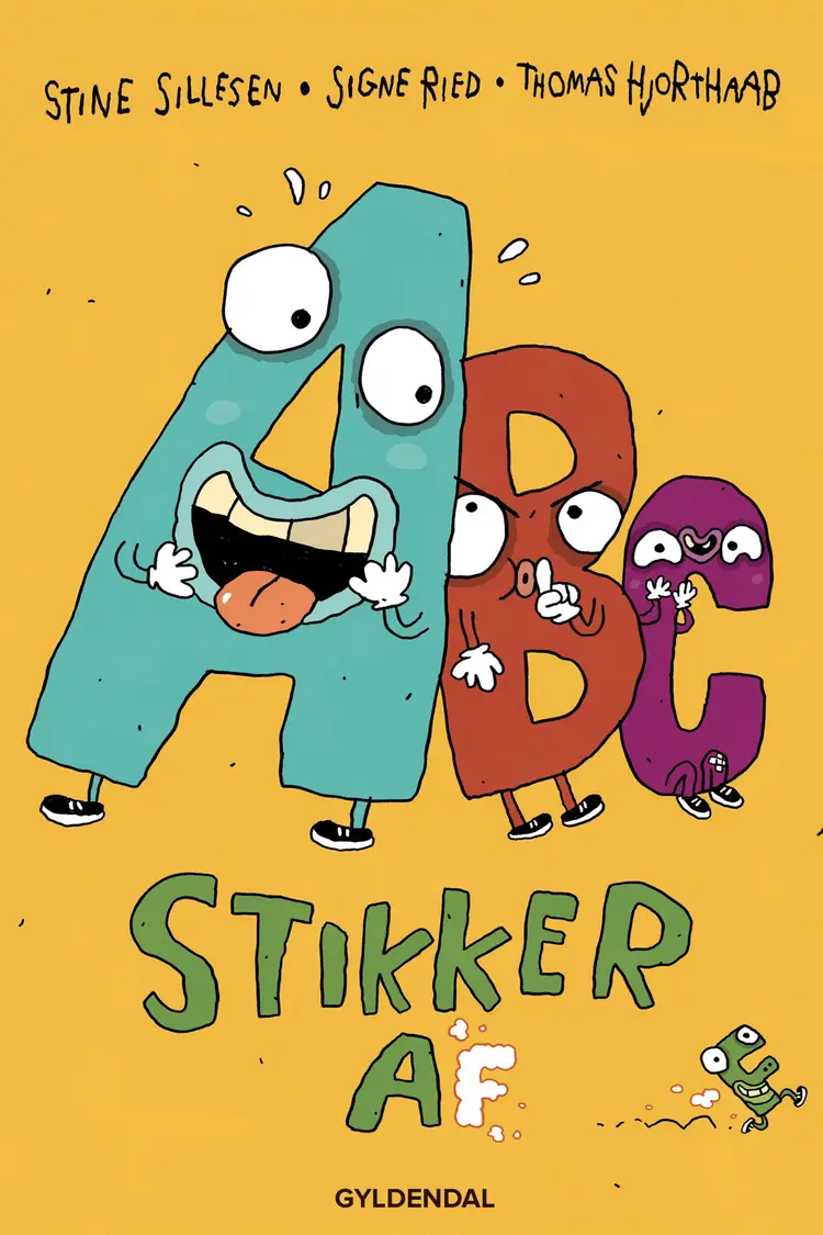 ABC stikker af af Stine Sillesen