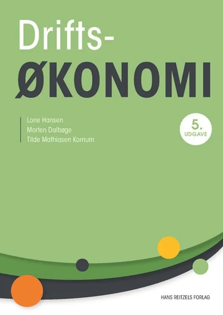 Driftsøkonomi af Søren Holm-Rasmussen