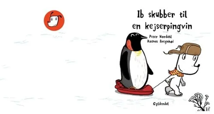 Ib skubber til en kejserpingvin af Rasmus Bregnhøi