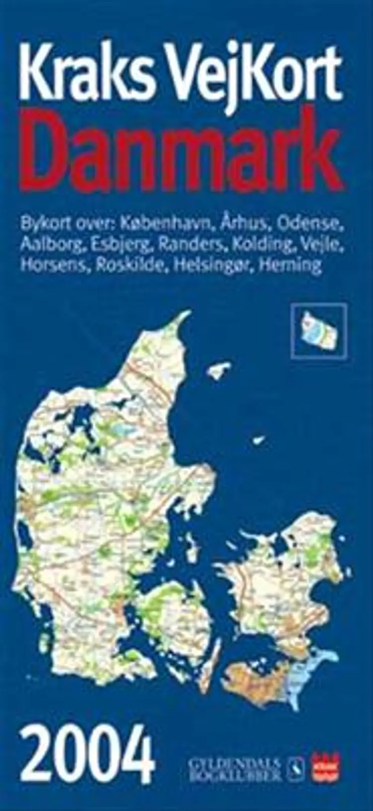 Kraks vejkort.Danmark 2004 af -