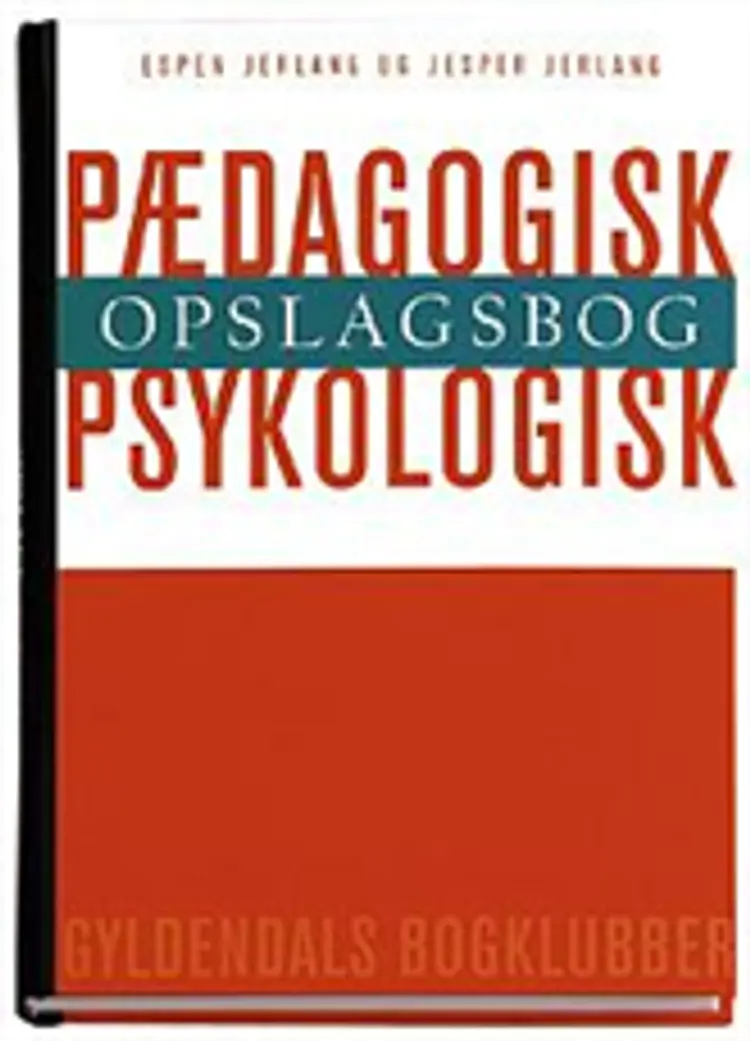 Pædagogisk-psykologisk opslagsbog af Jerlang