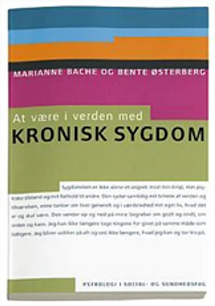At være i verden med kronisk sygdom af Østerberg