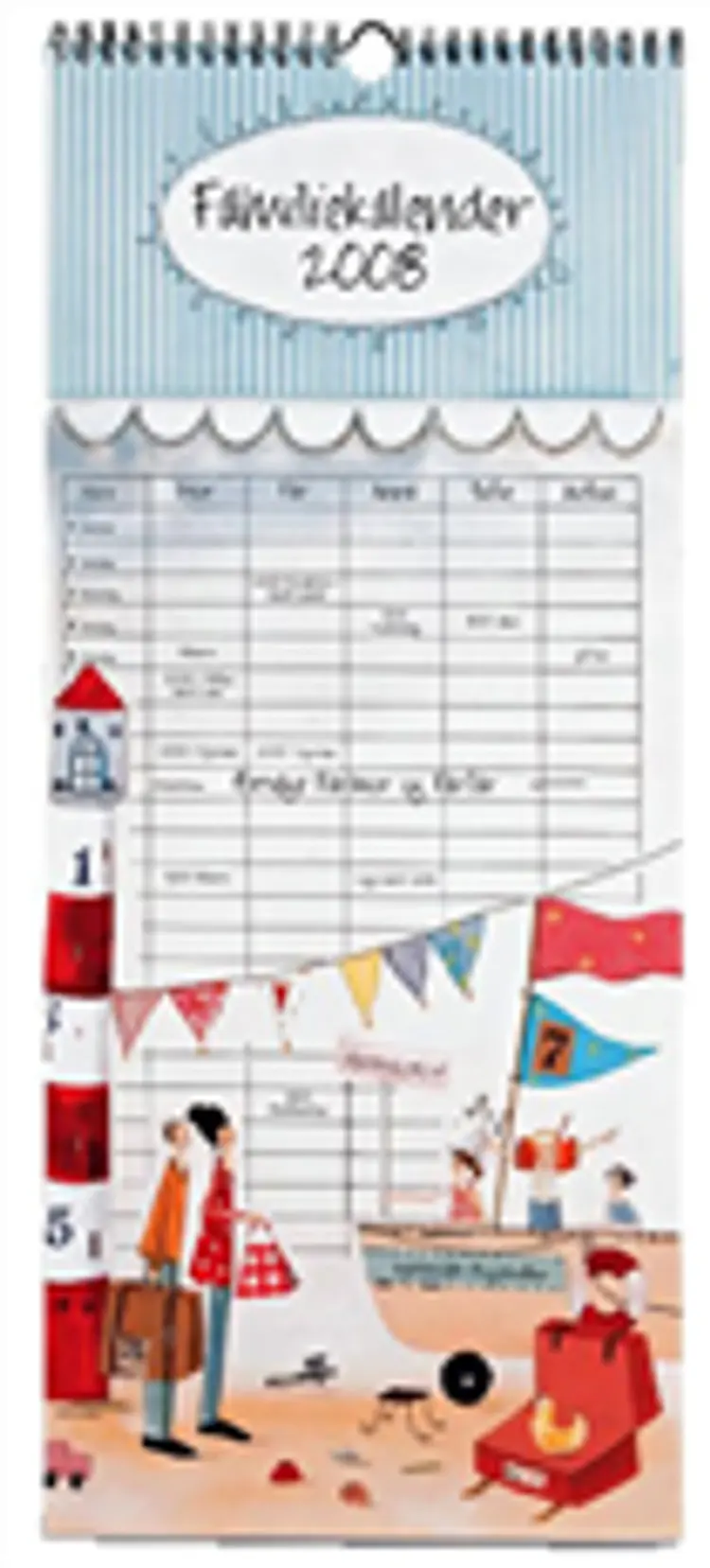 familiekalender  2008 af -
