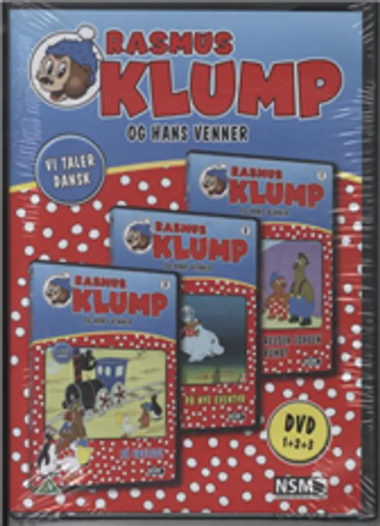 Rasmus Klump 1-3 DVD BOX af -