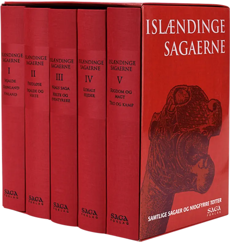 Islændingsagaerne - 5 bind i boks af -