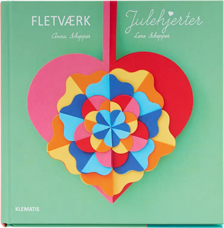 Fletværk - julehjerter af Lene Schepper
