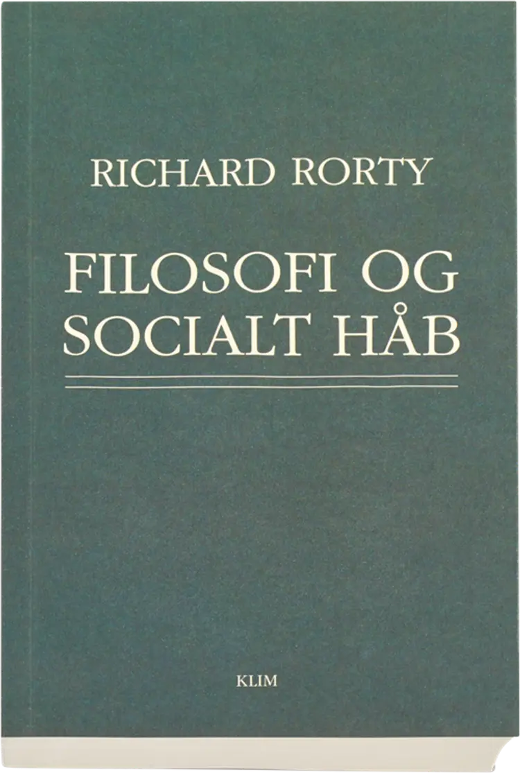 Filosofi og socialt håb af Richard Rorty