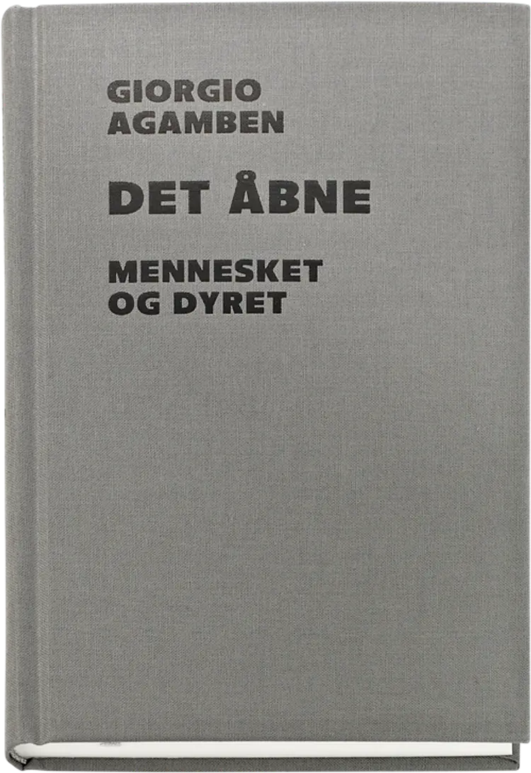 Det åbne af Giorgio Agamben