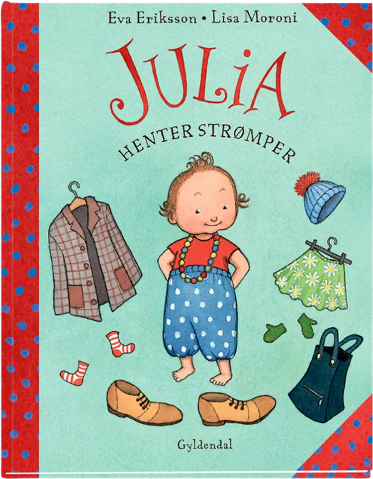 Julia henter strømper af Eva Eriksson