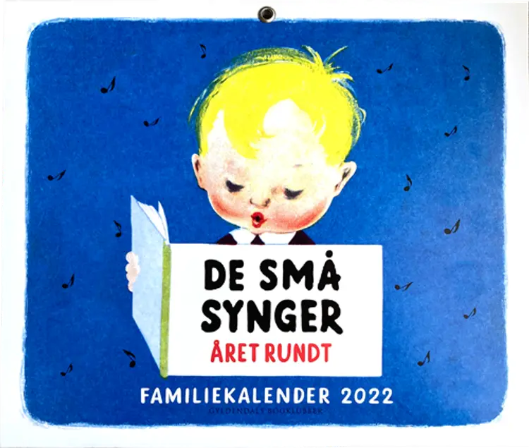 De små synger året rundt familiekalender 2022 af Gunnar Nyborg-Jensen