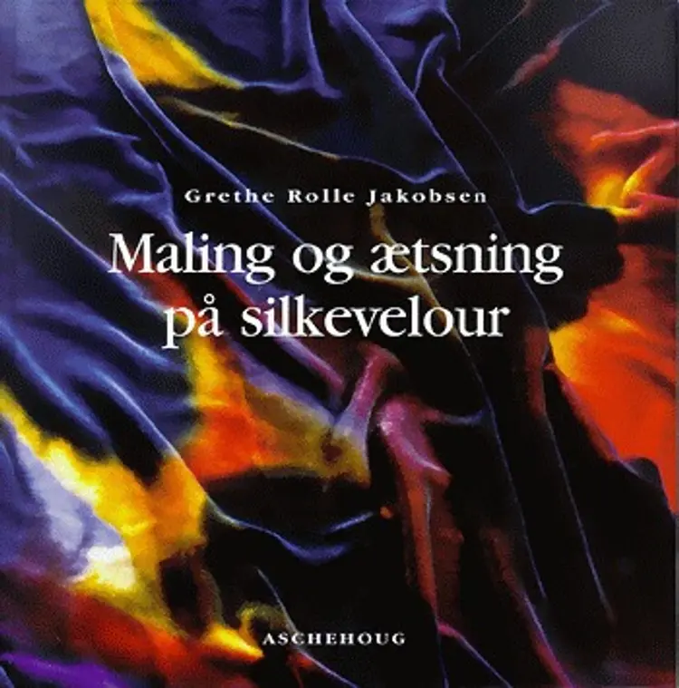 Maling og ætsning på silkevelour af Grethe Rolle Jakobsen