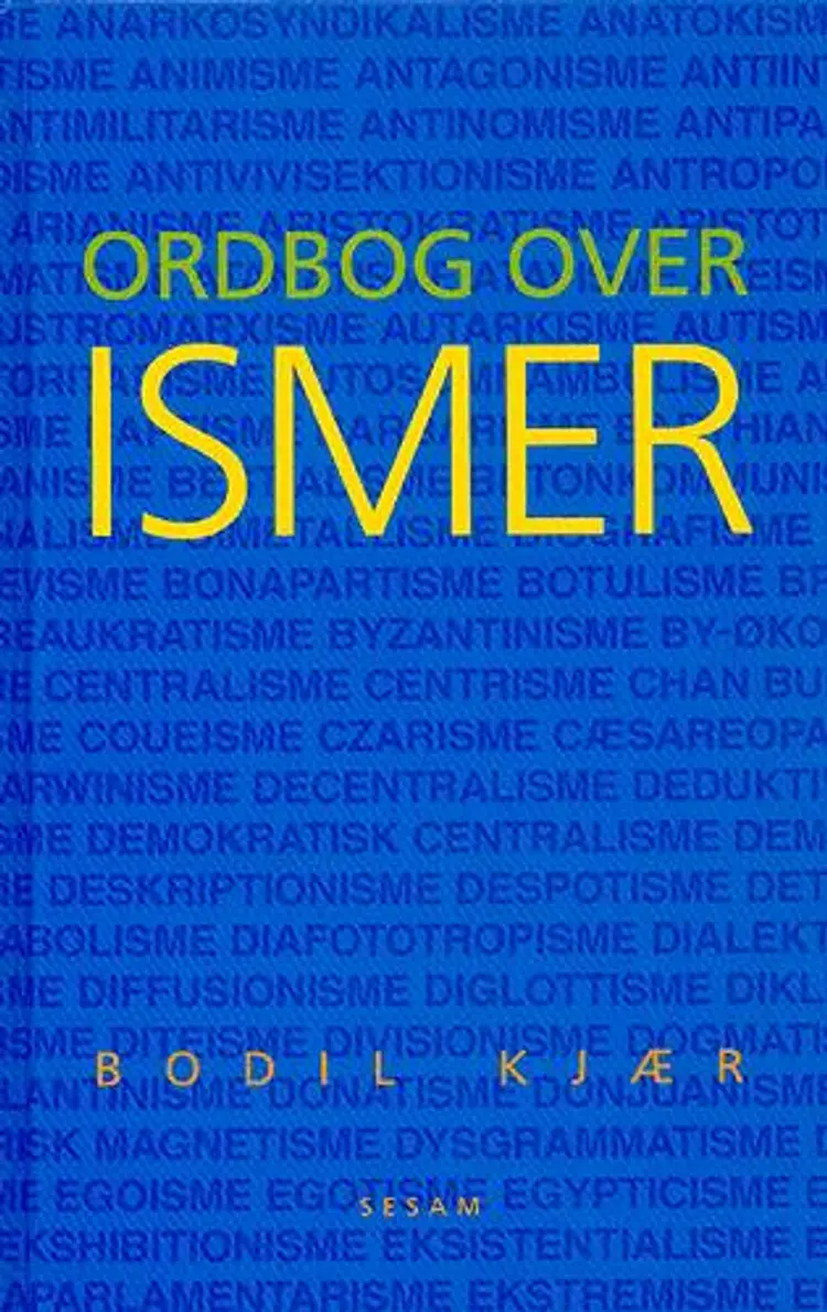 Ordbog over ismer af Bodil Kjær
