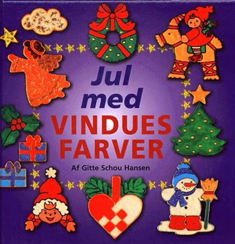 Jul med vinduesfarver af Gitte Schou-Hansen