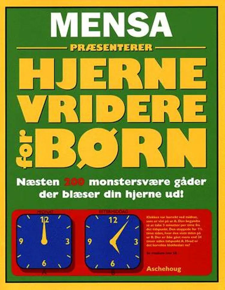 Mensa - hjernevridere for børn af Carolyn Skitt
